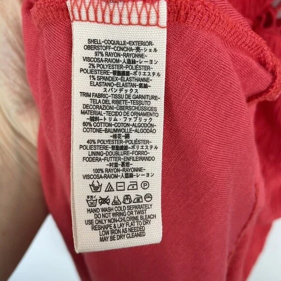 Free People To The Point Dress with Lace Cut Outs size Small Eyelet Long Sleeve - Picture 8 of 8